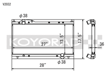 Load image into Gallery viewer, Koyo 91-05 Acura NSX 3.0/3.2L (MT) Radiator