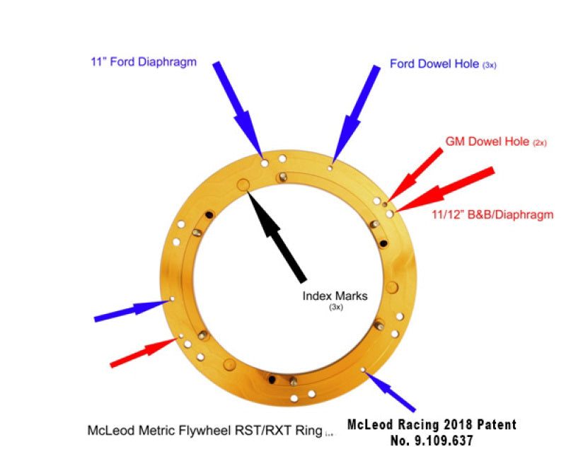 McLeod Racing RST HD Twin - Metric Ring - 11-17 Ford Mustang GT/Boss 302 5.0L - 1 x 23M Spline