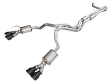 Load image into Gallery viewer, AWE Tuning 2021+ Cadillac Escalade 6.2L 0FG Dual Exit Exhaust System w/ 5in Diamond Blk Tips