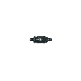 DeatschWerks 6AN Male Flare Quick Disconnect Dry Break Fitting - 2 Pieces Anodized Matte Black