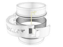 Load image into Gallery viewer, Vibrant Aluminum Union Sleeve for 5in OD Tubing - Hard Anodized Black