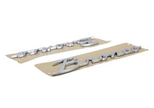 Load image into Gallery viewer, Ford Racing 21-23 Bronco Script Fender Badge - Silver