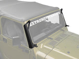 Raxiom 97-06 Jeep Wrangler TJ 50-In LED Light Bar Windshield Mount w/ Auxiliary Bracket