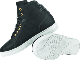 Speed and Strength Mad Dash Leather Shoes Black/White Womens Size - 6