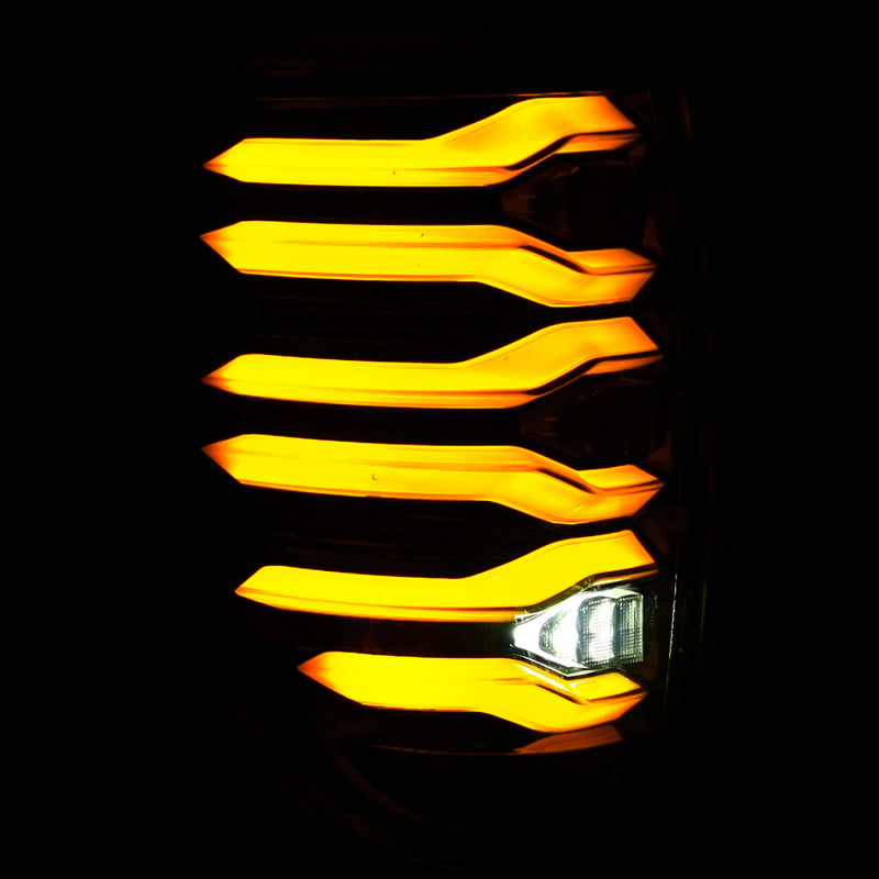 AlphaRex 09-14 Ford F150 LUXX LED Taillights - Black Housing
