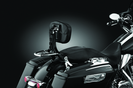 Kuryakyn Multi-Purpose Backrest Black & Chrome