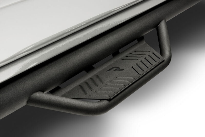 N-Fab Podium LG 15-18 GMC/Chevy Canyon/Colorado Crew Cab SRW - Tex. Black - Cab Length - 3in