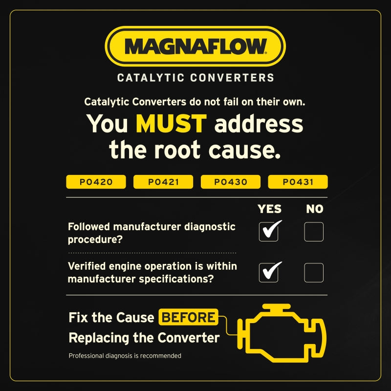 MagnaFlow 14-15 Impala 2.5 Underbody Direct Fit Converter