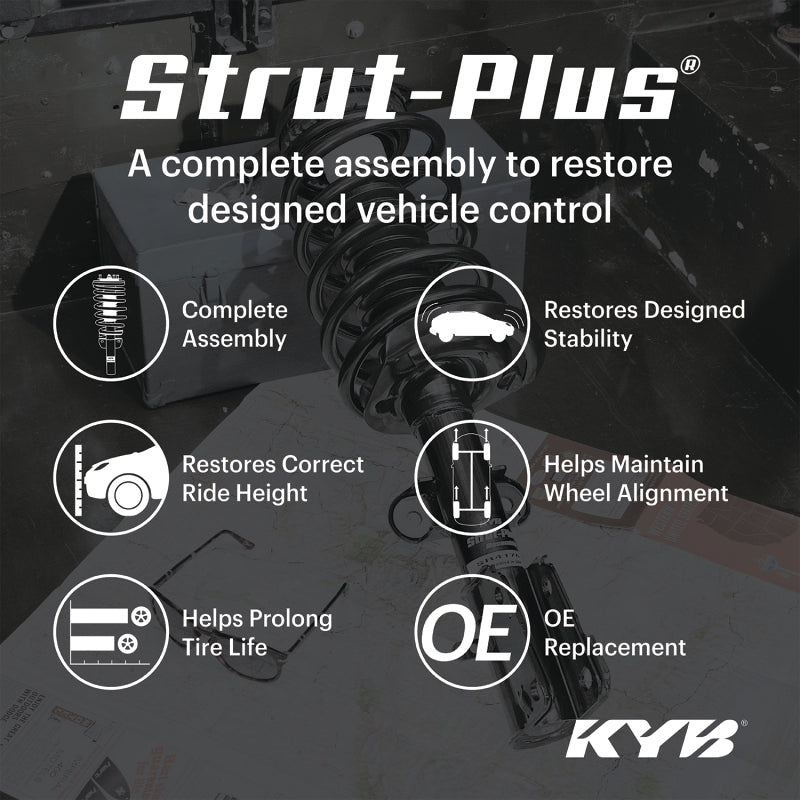 KYB Shocks & Struts Strut Plus 10-13 Mazda 3 (Excl Mazdaspeed) Front Left