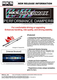 HKS Performance Damper for 2014 - 2020 Subaru WRX (STI)