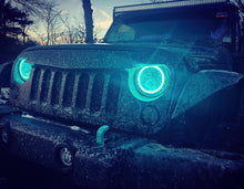 Load image into Gallery viewer, Oracle 7in High Powered LED Headlights - Black Bezel - Dynamic - Dynamic