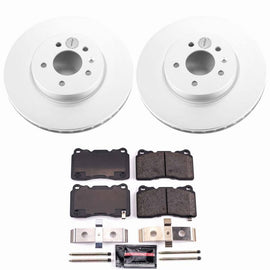Power Stop 13-18 Cadillac ATS Front Z23 Coated Brake Kit