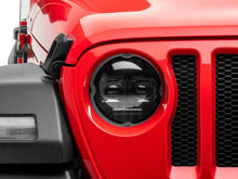 Load image into Gallery viewer, Raxiom 18-23 Jeep Wrangler JL Axial Series 9-In Angel Eye LED Headlights- Black Housing (Clear Lens)