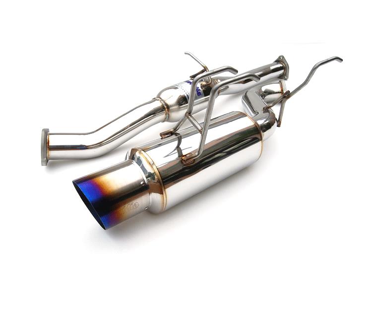 Invidia 08-09 WRX Sedan 76mm (101mm tip) RACING Titanium Tip Cat-back Exhaust