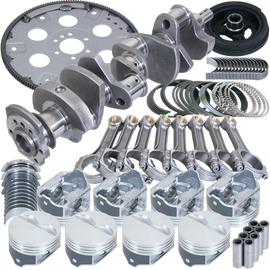Eagle Chevy 350 2Pc 3.480in Crank 5.700in I-Beam Rods Cast -7cc 4.030in Pistons Balanced Assembly