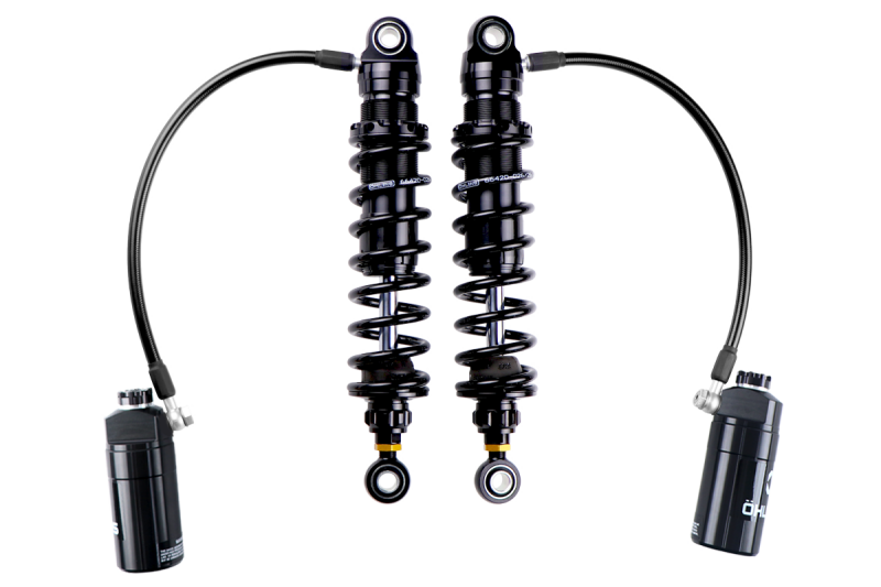 Ohlins 14-26 Harley FL Touring STX 36 Twin Blackline 13in Blk Reservoir Shocks Min 250lb-Max 575lb