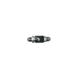 DeatschWerks 8AN Male Flare Quick Disconnect Dry Break Fitting - 2 Pieces Anodized Matte Black