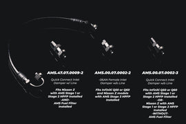 AMS Performance -6AN to -6AN Inline Fuel Pulsation Damper