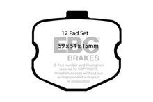 Load image into Gallery viewer, EBC 06-08 Chevrolet Corvette (C6) 7.0 (Z06) Redstuff Front Brake Pads