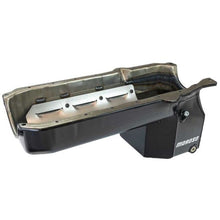Load image into Gallery viewer, Moroso 1985+ Chevy S10 (w/SBC Swap) Drivers Side Dipstick Wet Sump 9.5in Deep 6.5 Qt Steel Oil Pan