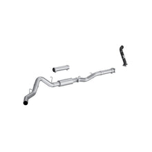 Load image into Gallery viewer, MBRP 2005 Chevy Silverado / GMC Sierra 2500/3500HD 4in OD CatBack Single Side Exit w/ Downpipe - AL