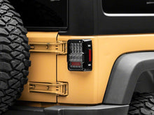 Load image into Gallery viewer, Raxiom 07-18 Jeep Wrangler JK Axial Series Lux LED Tail Lights- Black Housing (Clear Lens)