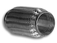 Load image into Gallery viewer, Vibrant SS Flex Coupling with Inner Braid Liner 1.5in inlet/outlet x 6in flex length
