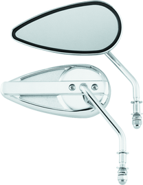 Bikers Choice 65-Up Chrome Teardrop Mirror Universal Custom Pr