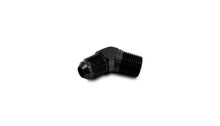 Load image into Gallery viewer, Vibrant -8 AN x 3/4in NPT 45 Degree Adapter Fittings - Aluminum