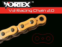 Load image into Gallery viewer, Vortex Racing V3 2.0 Chain 520SX3-106- Gold