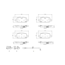 Load image into Gallery viewer, Brembo OE 21-24 Cadillac Escalade/Suburban/Tahoe/Yukon/Yukon XL Ceramic Brake Pad - Rear