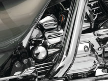 Load image into Gallery viewer, Kuryakyn Oil Filler Spout Cover 93-06 Touring Models Chrome