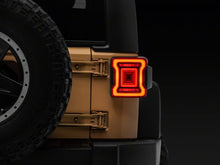 Load image into Gallery viewer, Raxiom 07-18 Jeep Wrangler JK Axial Series JL Style LED Tail Lights- Black Housing- Red Lens