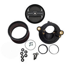 Load image into Gallery viewer, S&amp;S Cycle M8 Gen 2 Models Stealth Air Cleaner Kit w/ 1in Filter Air 1 58/64/68mm TB - Gloss Black