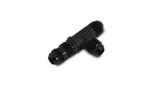 Load image into Gallery viewer, Vibrant -6AN Bulkhead Adapter Tee on Run Fittings - Anodized Black Only