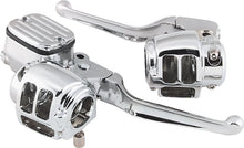 Load image into Gallery viewer, Bikers Choice 96-06 Big Twin 96-03XL With 11/16 Bore Master Cylinder Chrome Handlebar Control Kit