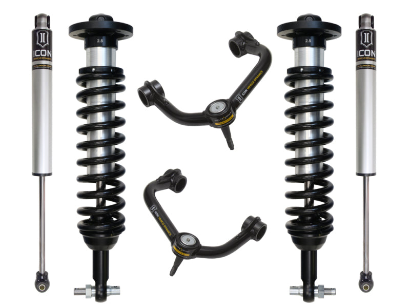 ICON 2015-2020 Ford F150 2WD 0-3in Stage 2 Suspension System w/ Tubular Uca