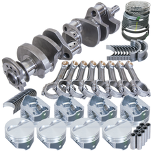 Load image into Gallery viewer, Eagle Chevy 350 2Pc 3.750in Crank 5.700in I-Beam Rod -5cc Flat Top 4.030in Pistons Balanced Assembly