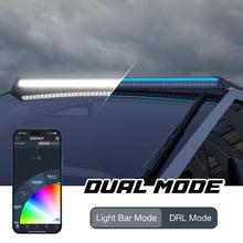 Load image into Gallery viewer, XK Glow Tesla Cybertruck XKmax 50in Roof LED Off-Road Light Bar w/ RGBW Chasing DRL &amp; App Control