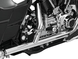 Kuryakyn 2in Adjustable Lockable Offsets With Male Mount Adapter Chrome