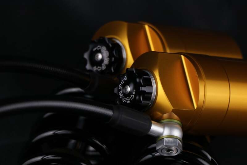 Ohlins 14-26 Harley FL Touring STX 36 Twin Blackline 13in Shocks 150lb- Max 500lb