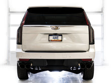 Load image into Gallery viewer, AWE Tuning 2021+ Cadillac Escalade 6.2L 0FG Dual Exit Exhaust System w/ 5in Diamond Blk Tips