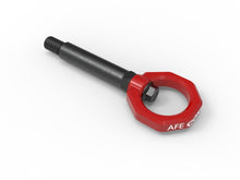 Load image into Gallery viewer, aFe Control Rear Tow Hook Red BMW F-Chassis 2/3/4/M
