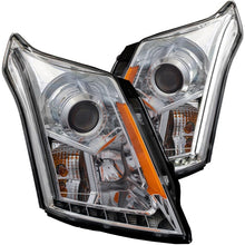 Load image into Gallery viewer, ANZO 2010-2015 Cadillac SRX Projector Headlights w/ Plank Style Design Chrome