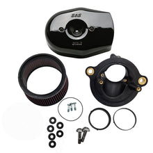 Load image into Gallery viewer, S&amp;S Cycle M8 Gen 2 Models Stealth Air Cleaner Kit w/ 1in Filter Tribute - 58/64/68mm Throttle Body