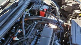 J&L 23-25 Ford Ecoboost 2.0 Oil Separator PCV Side - Black Anodized