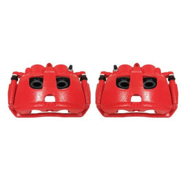 Power Stop 09-10 Dodge Ram 2500 Rear Red Calipers w/Brackets - Pair