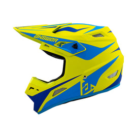 Answer 26 AR1 Mototown Helmet Matte Hyper Acid/Cyan/Dark Blue - XL