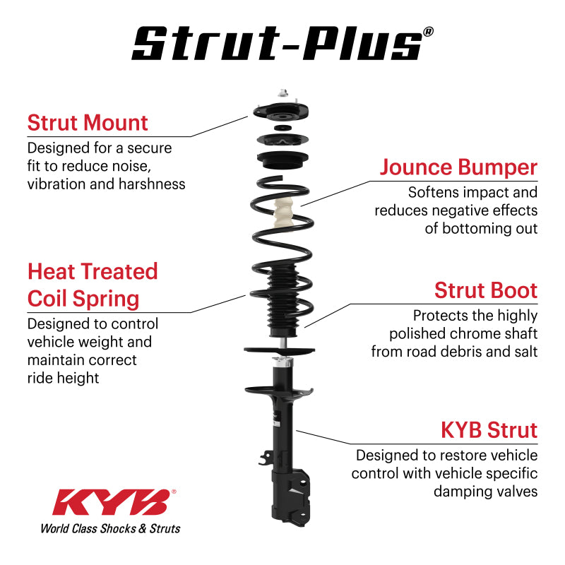 KYB Shocks & Struts Strut Plus Front Left TOYOTA 4-Runner (4WD) 2009-2003