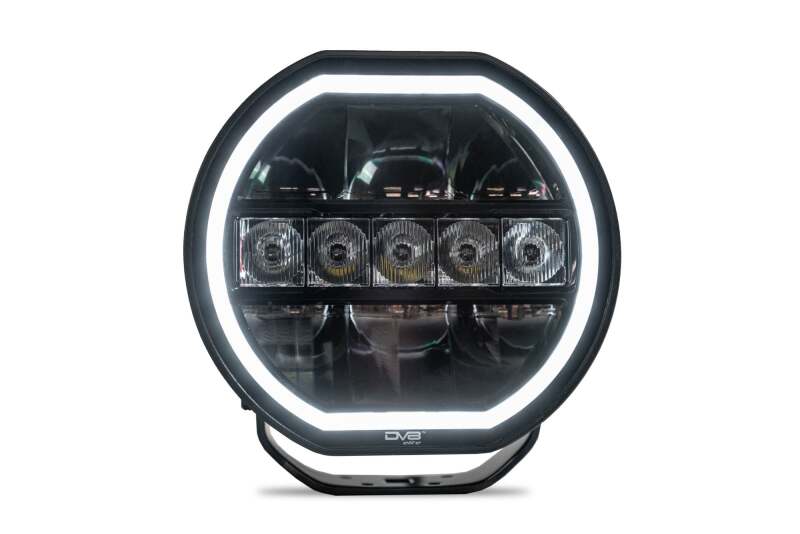 DV8 Offroad 7in Halo Elite Round Light w/ Accent Halo - White/Amber